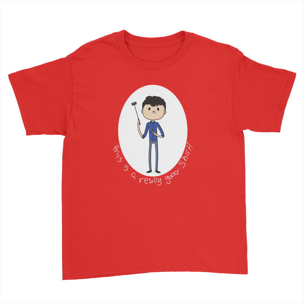 Really Good Shirt - Kids Youth T-Shirt Red