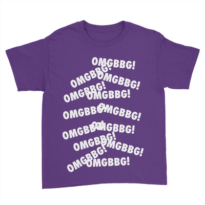 OMGBBG - Kids Youth T-Shirt Purple