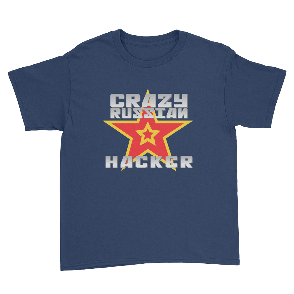 Double Star - Kids Youth T-Shirt Navy