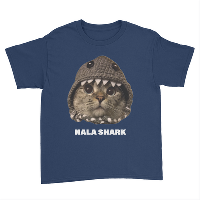 Nala Shark - Kids Youth T-Shirt Navy