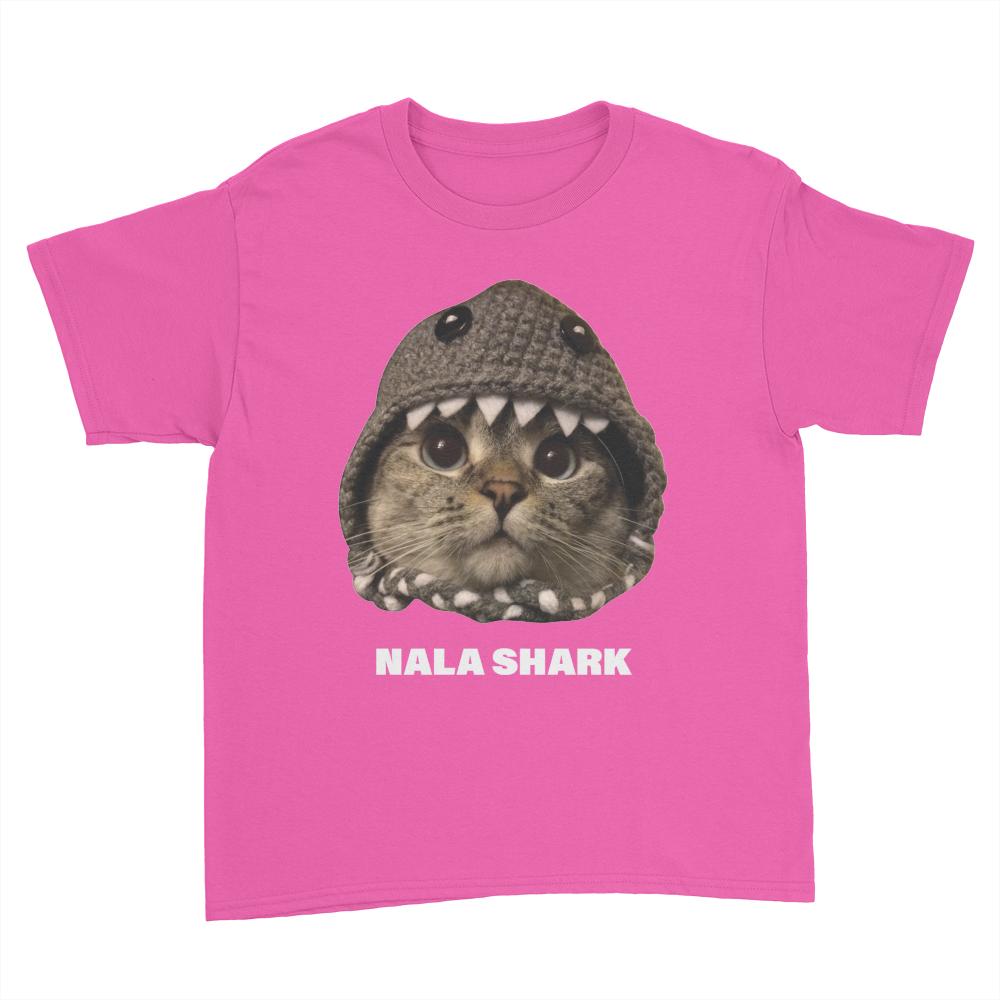 Nala Shark - Kids Youth T-Shirt Azalea