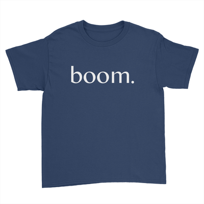 boom. - Kids Youth T-Shirt Navy