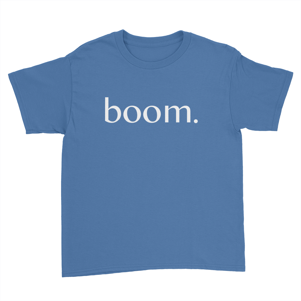 boom. - Kids Youth T-Shirt Royal Blue
