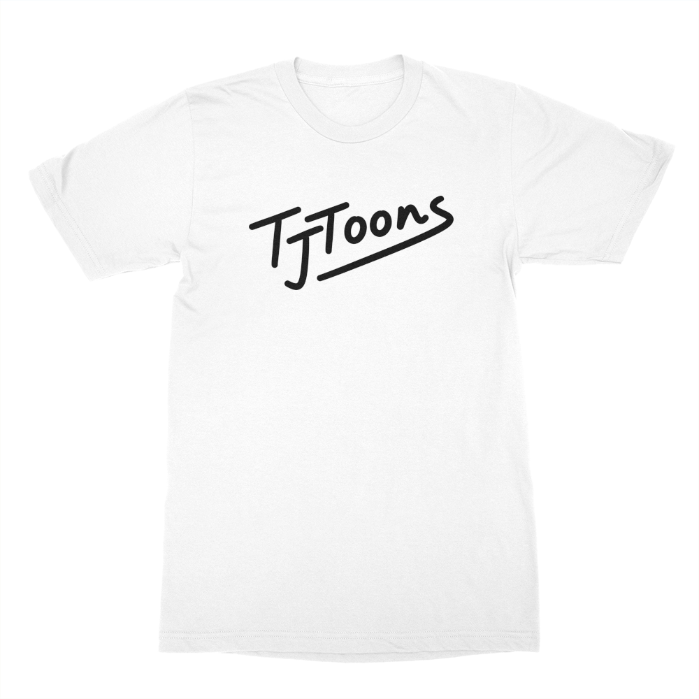 TJ Toons White T-Shirt