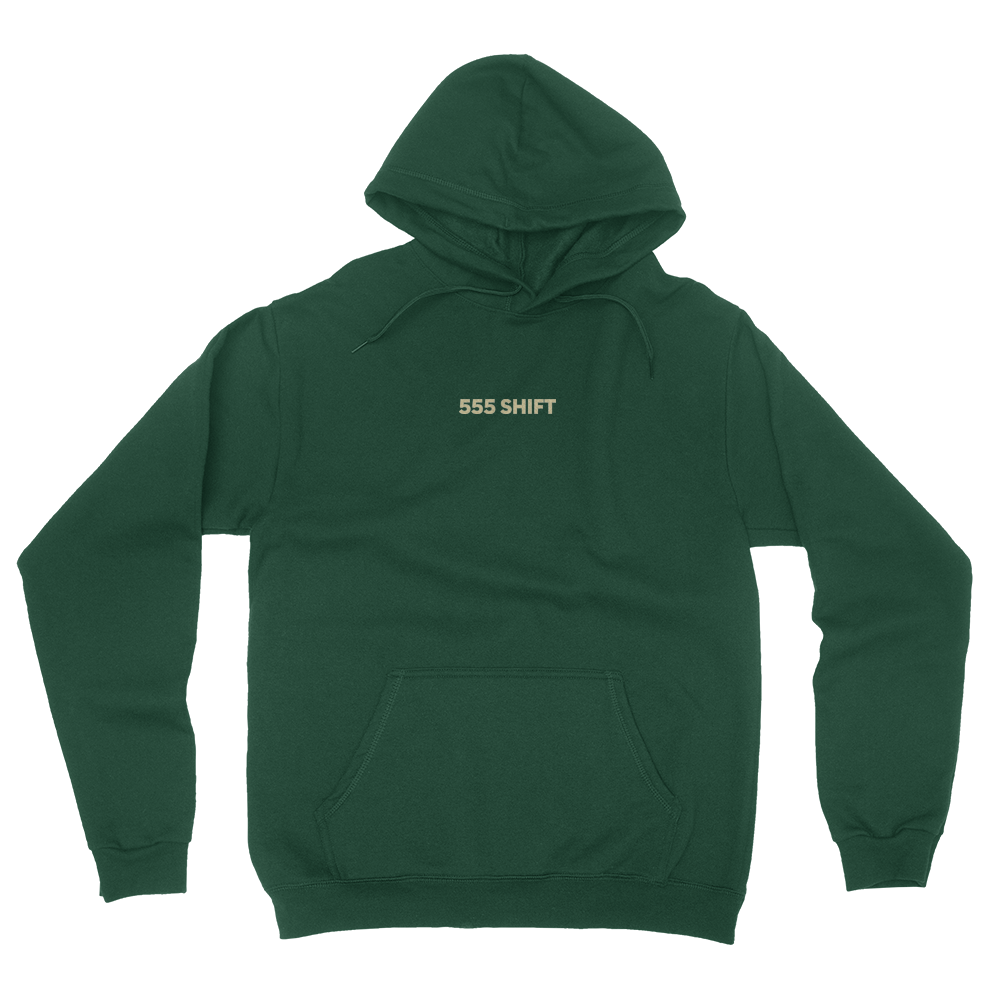 555 Forest Green Hoodie