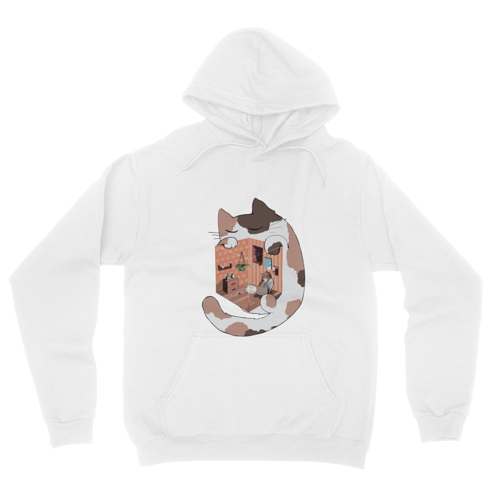 cat home - hoodie