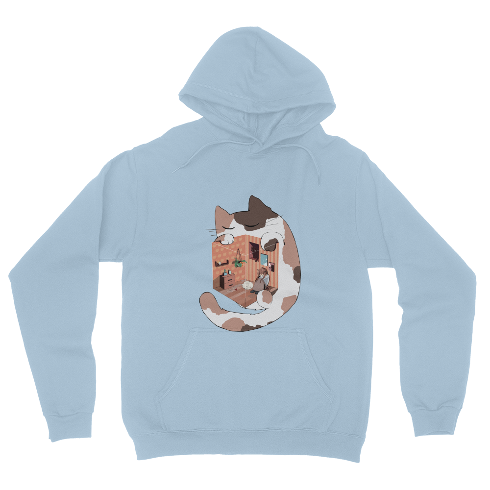 cat home - hoodie