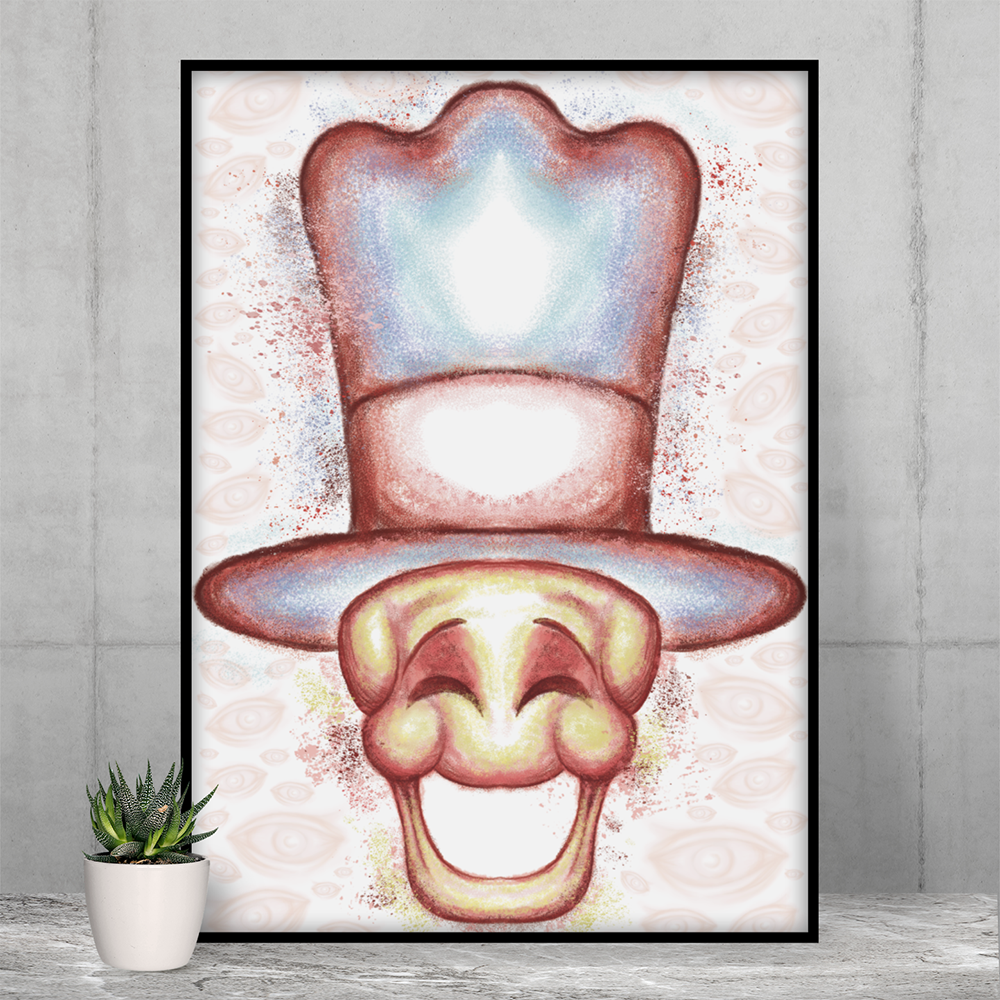 Mister Smiles Always Watching Poster