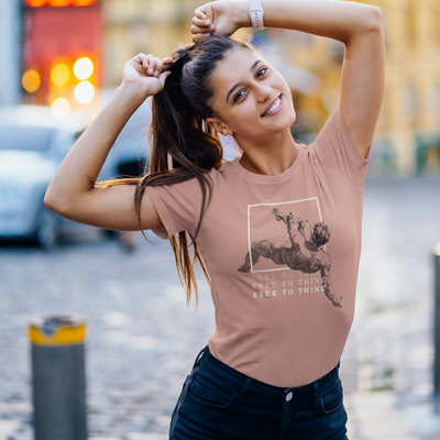 THE UNBOXED MIND WOMEN'S TEE | GOLD - PINK - OLIVE