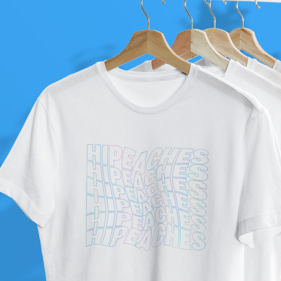 HIPEACHES Iridescent Design Shirt
