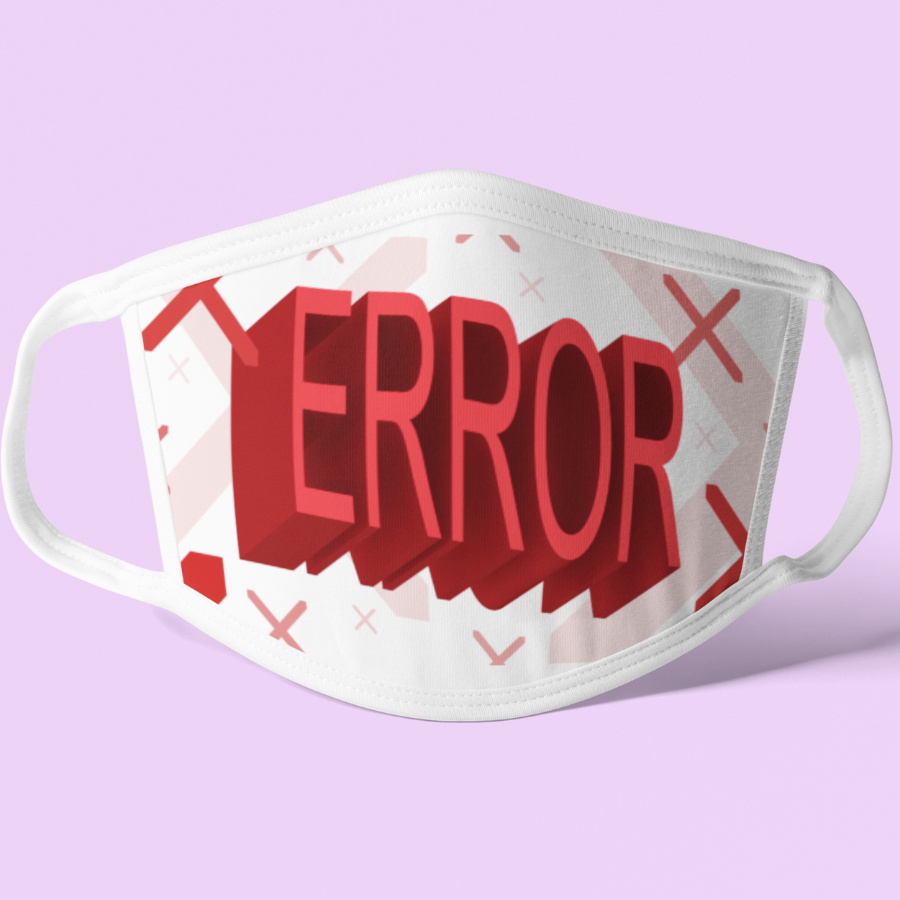 Error Mask Tyler McVicker - Error Face Mask – Crowdmade