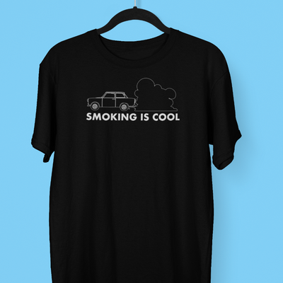 Smoking is Cool Black Shirt