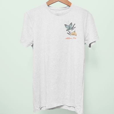 Butterflies Pocket Print Unisex Shirt