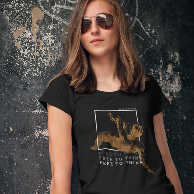 THE UNBOXED MIND WOMEN'S TEE | BLACK