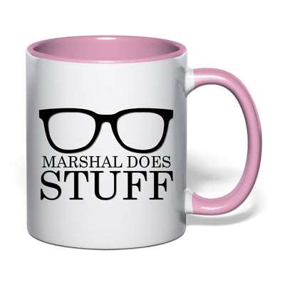 Marshal Does Stuff Accent Mug