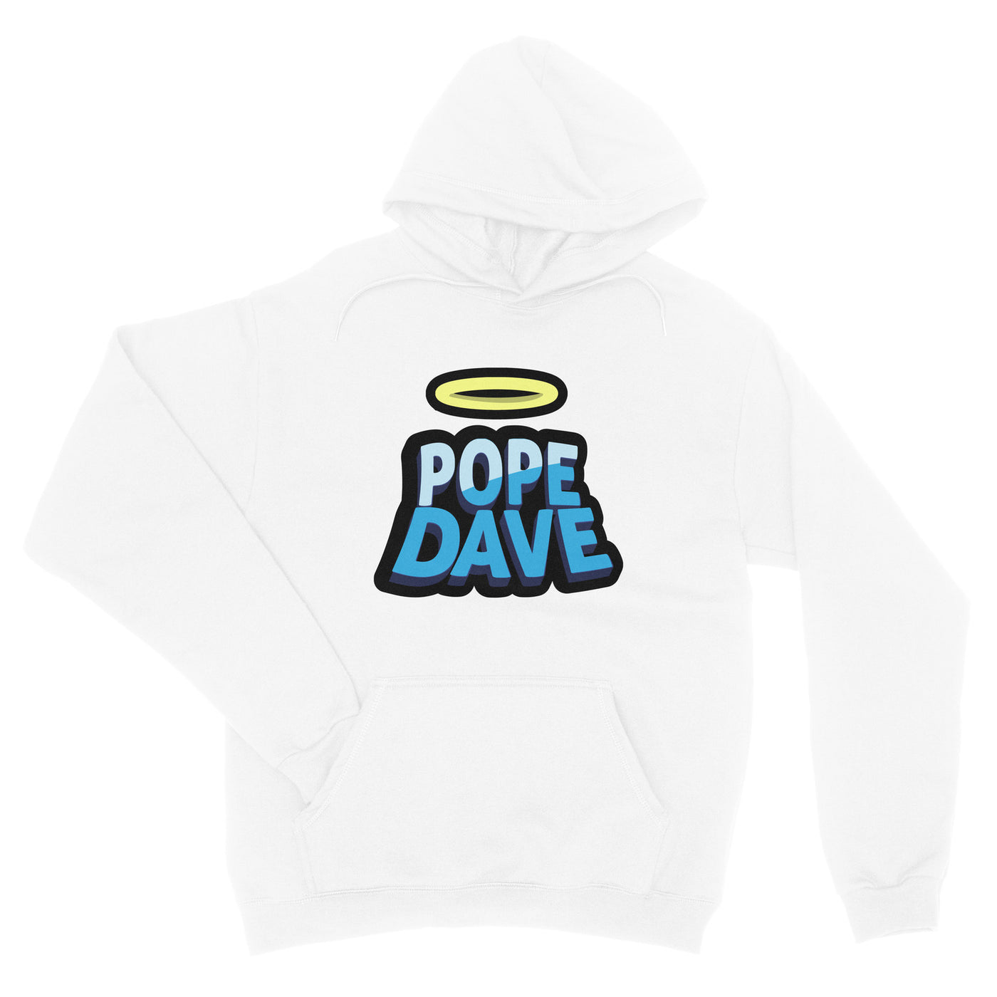 PopeDave White Hoodie