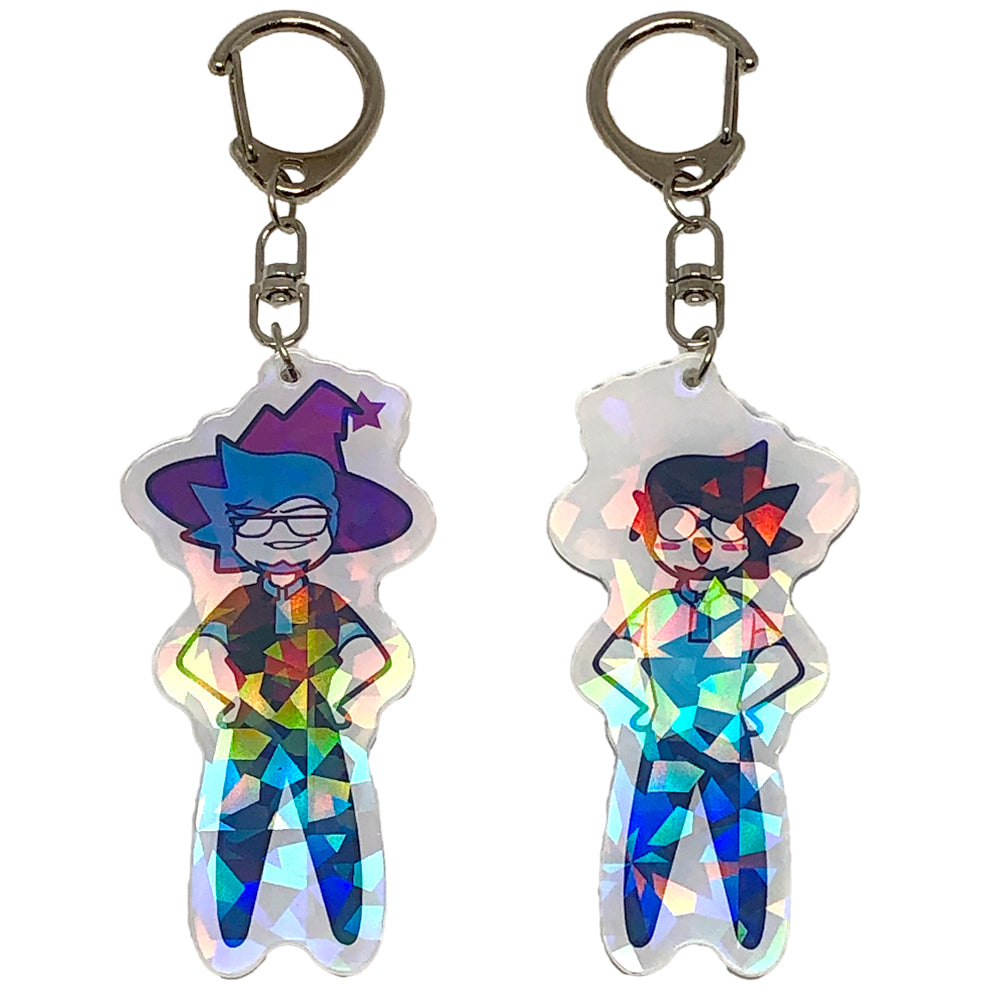 TheAMaazing Double Side Holo Keychain
