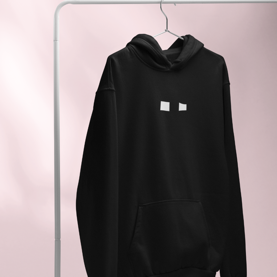 Geosquare White Eyes Hoodie