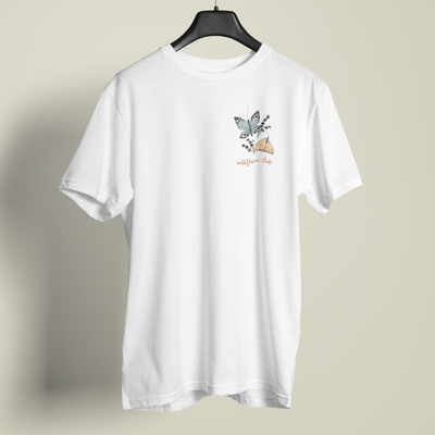 Butterflies Pocket Print Unisex Shirt