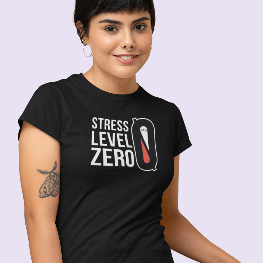 Stress Level 0 Black Shirt