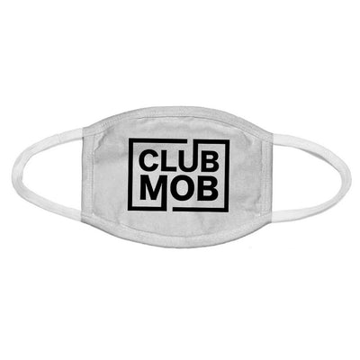 Club Mob White Face Mask